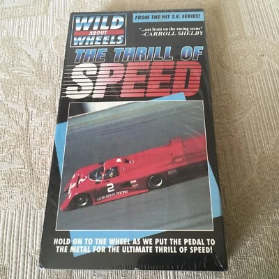 Sealed VHS Wild About Wheels Vintage 2000 The Thrill Of Speed - Image 1 of 4