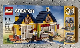 LEGO Creator 3 In 1 Beach Hut (31035) Used