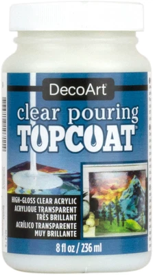 DECO ART DecoArt Clear Pouring Topcoat-8oz