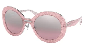MIU MIU Sunglasses MU04VS 1467L SPECIAL COLLECTION 04VS Pink + Pink/Silver - Picture 1 of 11