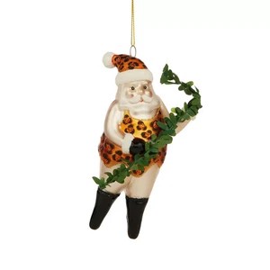 Neu Bloomingdale's Glas Dschungel Weihnachtsschmuck - exklusiver Weihnachtsbaum - Bild 1 von 9
