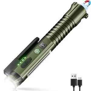 EDC Flashlight Rechargeable, Super Bright 1400 Lumens Tactical Magnetic Pen F... - Picture 1 of 8