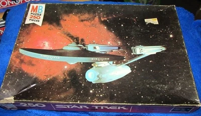 Rompecabezas sellado vintage Star Trek Enterprise 250 piezas Milton Bradley 1979 NUEVO Foto 1 de 4