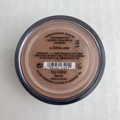 bareMinerals A LITTLE SUN All Over Face Color .05 oz./1.5 g Brush WARM ME UP SET - Image 1 of 4