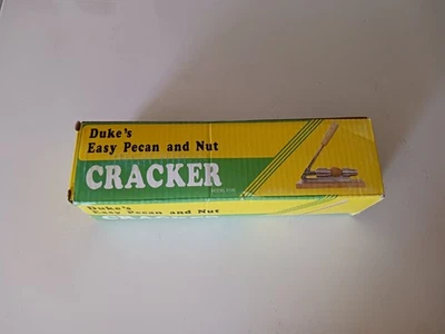 Vintage Duke's Easy Pecan and Nut Cracker in original box Steel & Wood - Image 1 of 2