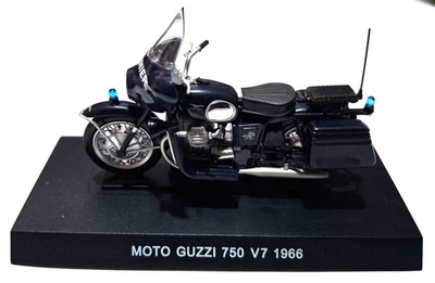 Modellino Moto Guzzi 750 V7 Carabinieri (1966) sc.1:24 - Immagine 1 di 4