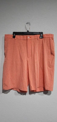 Walter Hagen Golf Shorts Mens 38 Light Apricot Seersucker Perfect 11 Collection - Image 1 of 4