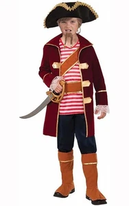 DISFRAZ DE CAPITÁN PIRATA NIÑO HALLOWEEN SEMANA LIBRO - Imagen 1 de 2