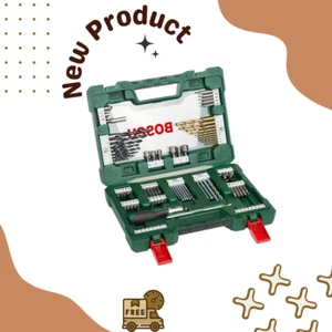 Bosch Accessories 91-Piece V-Line Titanium Drill Bit and Screwdriver Bit Set wit - Picture 1 of 7