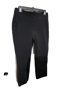 Spanx Size Med Polished Ankle Slim Black Pant Pull On Comfort Flattering. - Picture 1 of 6