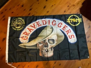 50th anniversary 5x 3 ft GD MC STONE BIKER MOVIE bar man cave flag/banners - Picture 1 of 8