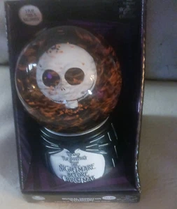 Nightmare Before Christmas 5.5'' Light & Wind Up Musical Water Snow-Globe Jack - Picture 1 of 1