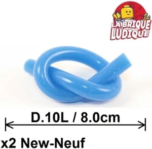 Lego 2X Hose Pneumatic Tube 4Mm D. 10L/8Cm 5102C10 Blue New - Picture 1 of 1