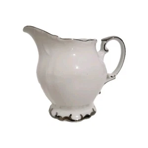 Crema Bristol Fine China Nobility blanca plata - Imagen 1 de 6