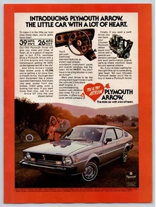 Vintage 1977 Plymouth Arrow GT Print Ad - Picture 1 of 1