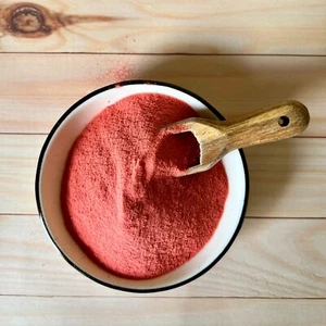 200 g Erdbeer-Fruchtpulver | Aus gefriergetrockneten Erdbeeren Backen Aroma - Bild 1 von 3