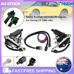 Electric Headlight Conversion Kit Upgrade For Corvette C3 1968-1982 AU - Picture 1 of 19