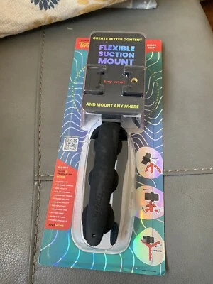 Tenikle Pro Flexible Tripod Bendable Suction Cup Camera & Phone Mount Black - Image 1 of 4