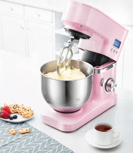 220V 1200W 5L Electric Food Stand  Dough Mixer Kneading Commercial Kitchen Cake - Bild 1 von 36
