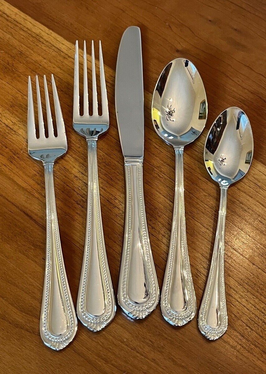 Mikasa Regent Bead Stainless Steel Teaspoon - 18/10 Quality 6.5 Inch Length