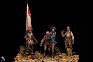 Español Tercio en batalla 54 mm Juguete de lata pintado Soldado Preventa | Arte Lvl - Imagen 1 de 7
