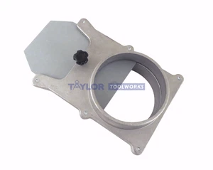 6" Self Cleaning Cast Aluminum Blast Gate Cut Off Valve for Dust Collector ABG6 - Picture 1 of 2