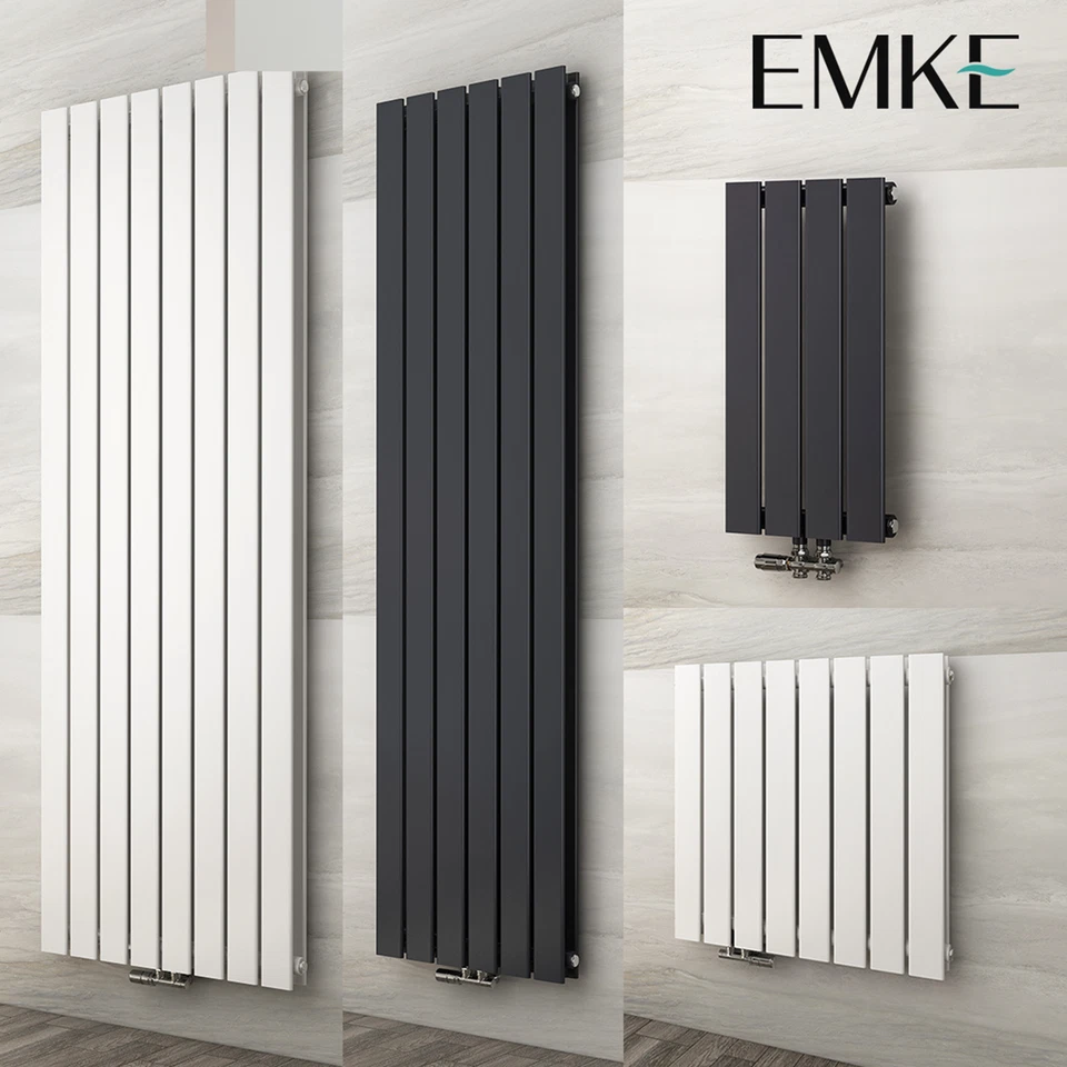 EMKE Heizkörper Design Flachheizkörper Paneelheizkörper Heizung Ohne/Mit Ventil - Bild 1 von 4