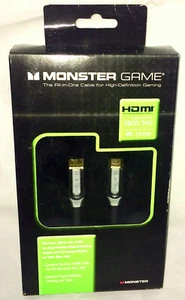 🎁 Monster Cable Game HDMI Xbox 360 LCD LED TV 8ft/2.4m 1080p HD Video Gaming 🎁 - Picture 1 of 9