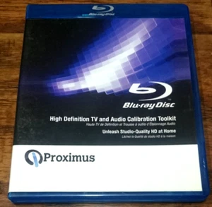 PROXIMUS HDTV CALIBRATION BLU RAY TOOLKIT VIDEO AND AUDIO 2010 VGC USED - Picture 1 of 4