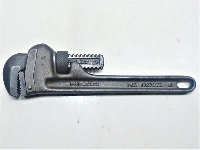 Ridgid 8” Pipe Wrench, The Ridge Tool Co Elyria O. USA INV15560 - Image 1 of 4