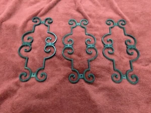 Vintage Aluminum Scrolls ( 3 ) - 13 5/8" X 6 3/8" - Picture 1 of 3