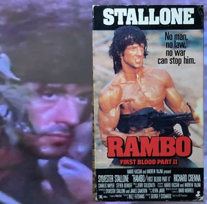 Rambo Frist Blood Part 2 (VHS 1988) Stallone Action – Tested w/ Case Protector - Bild 1 von 13