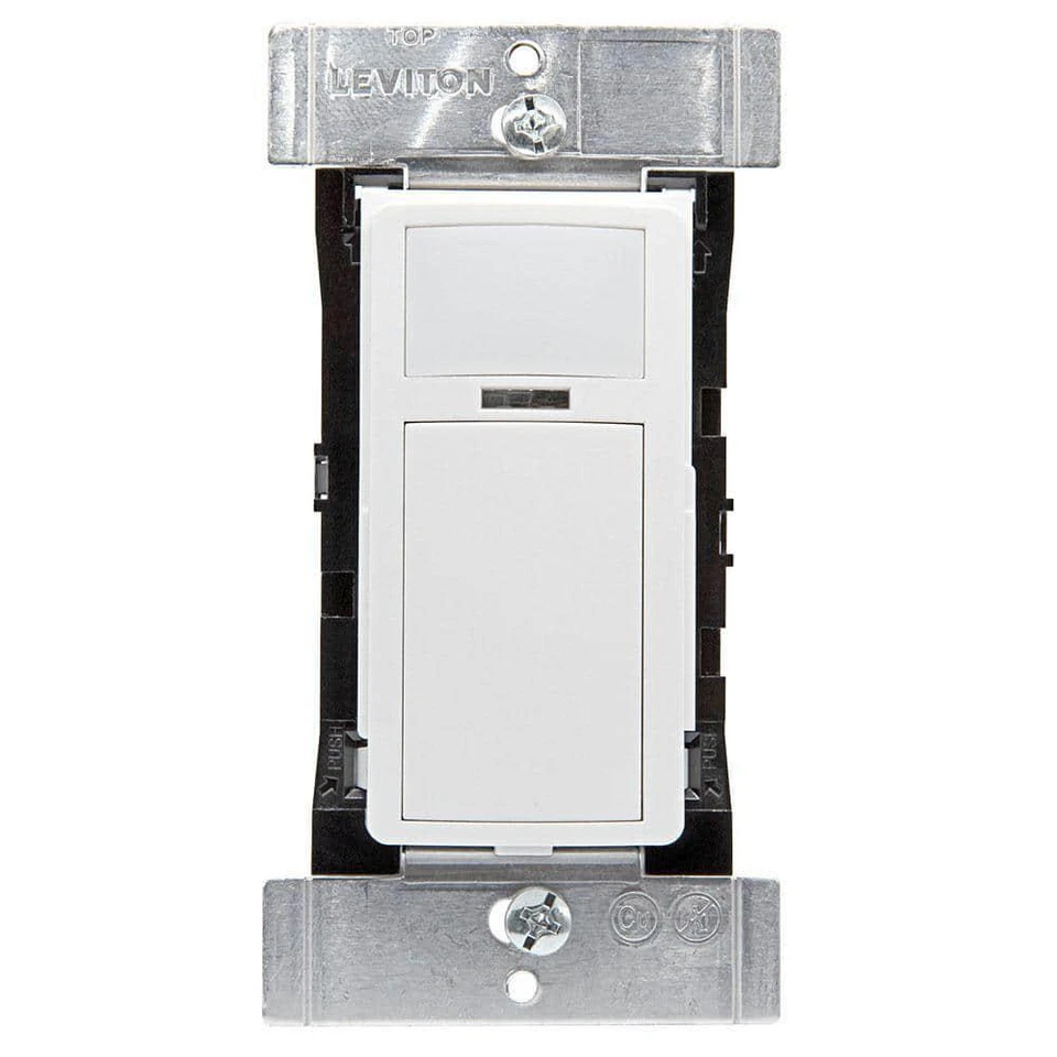 120/277-Volt Single Pole Occupancy Sensor Wall Switch PIR Passive Infrared, No - Image 1 of 1