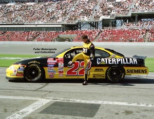 WARD BURTON CATERPILLAR #22 PONTIAC AT DAYTONA 1999 11X14 PHOTO NASCAR - Picture 1 of 1