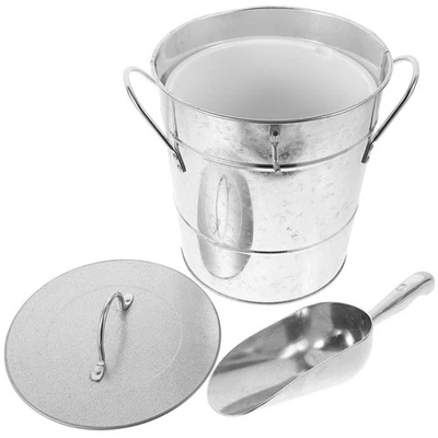  Ghiaccio Contenitore Porta Bucket Del Cubo Di Secchiello Per Il Feste - Immagine 1 di 4