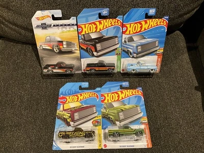 Chevy Silverado 83 Hot Wheels (lote de 5) Foto 1 de 4