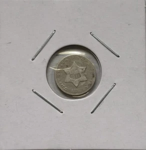 1852 Silver Three Cent, 90% Silver - Picture 1 of 2