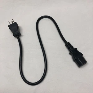 2ft Well Shin Universal 18 AWG AC Power Cord Cable Computer Printer Monitor TV - Picture 1 of 9