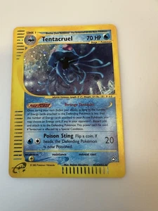 Tentacruel Holo Rare H26/H32 Aquapolis WOTC Vintage Pokemon - Picture 1 of 13