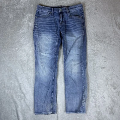 Мужские джинсы BKE Mason 32x30 (подходит 32x29) прямые штанины джинсовая ткань с усиками - Изображение 1 из 4