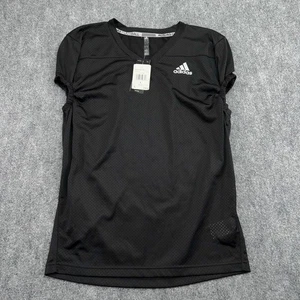 Adidas Practice Football Jersey Mens Large Black White Sleeveless Performance - Picture 1 of 10