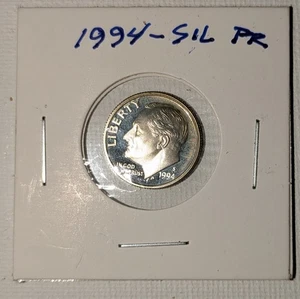 1994-S Roosevelt Silver Proof Dime from Proof Set 90% Silver-103124-02 - Picture 1 of 2