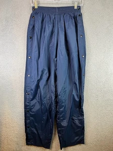 Vtg Russell Track Pants Mens Medium Blue Windbreaker Lined Jogger 90s Breakaway - Picture 1 of 8