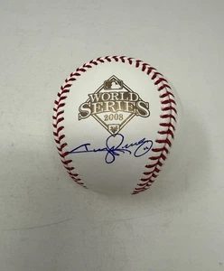 Jimmy Rollins Phillies Autographed Signed Auto 2008 World Series Baseball PSA - Picture 1 of 2