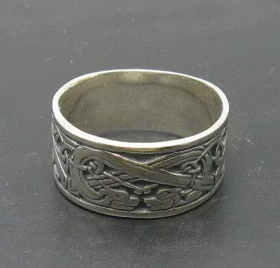 Genuine Stylish Sterling Silver Ring Solid 925 Band Dragon Biker Handmade - Image 1 of 2