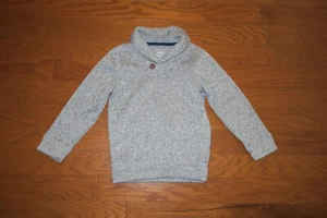 4-5y BOY ❤️ SONOMA KOHL'S ❤️ SUPER SOFT SWEATERT PULLOVER TOP LONG SLEEVE GRAY - Picture 1 of 4