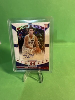 2022-23 Chronicles - Rookie Auto #HHR-SFJ Simone Fontecchio /25 Centered Mint - Image 1 of 2