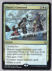1x Ojutai's Command *Buy-a-Box Foil* - Dragons of Tarkir - Near Mint - Imagen 1 de 1
