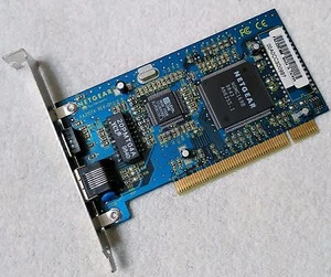 Computer Netgear FA310TX Rev-D1 10/100 Ethernet Card  PCI NIC - Picture 1 of 3