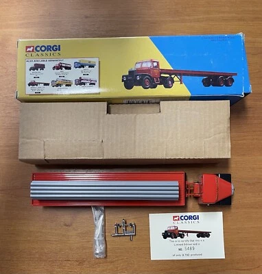 CORGI " CAMION CONTAINS I DIECAST MODEL  AND FIGURES " N° 16401 COMPLET - Photo 1/2